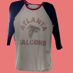 NWT Atlanta Falcons 3/4 sleeve women’s shirt
